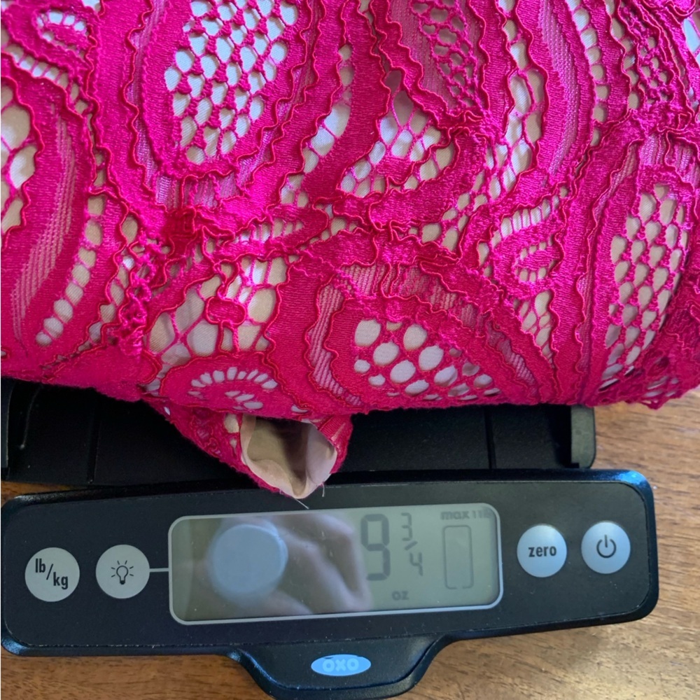 Trina Turk Hot Pink Floral Lace Cocktail Dress - Picture 16 of 16
